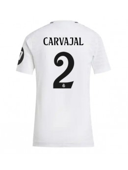 Real Madrid Daniel Carvajal #2 Replika Hemmakläder Dam 2024-25 Kortärmad